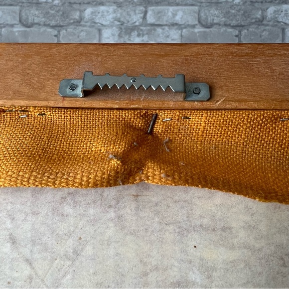 Vintage Midcentury Needlepoint Wall Art Apple Orchard, Blue Birds, Apple Basket - Picture 10 of 15